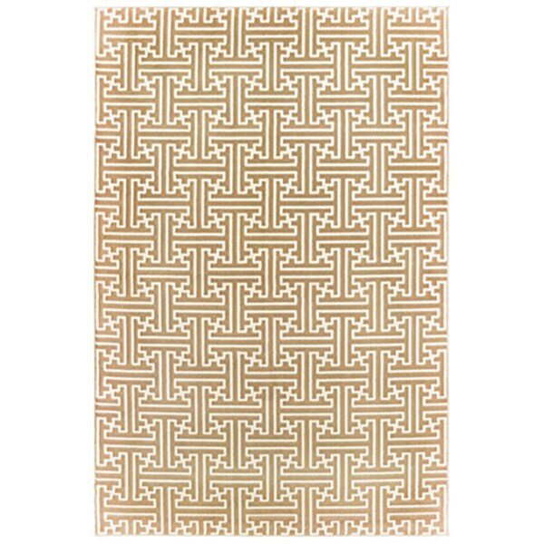 Oriental Weavers 6 ft. 7 in. x 9 ft. 6 in. Bowen Rectangular Area Rug Gold B1333Y200290ST - main